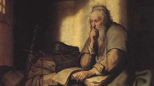 Rembrandt's St. Paul in Prison